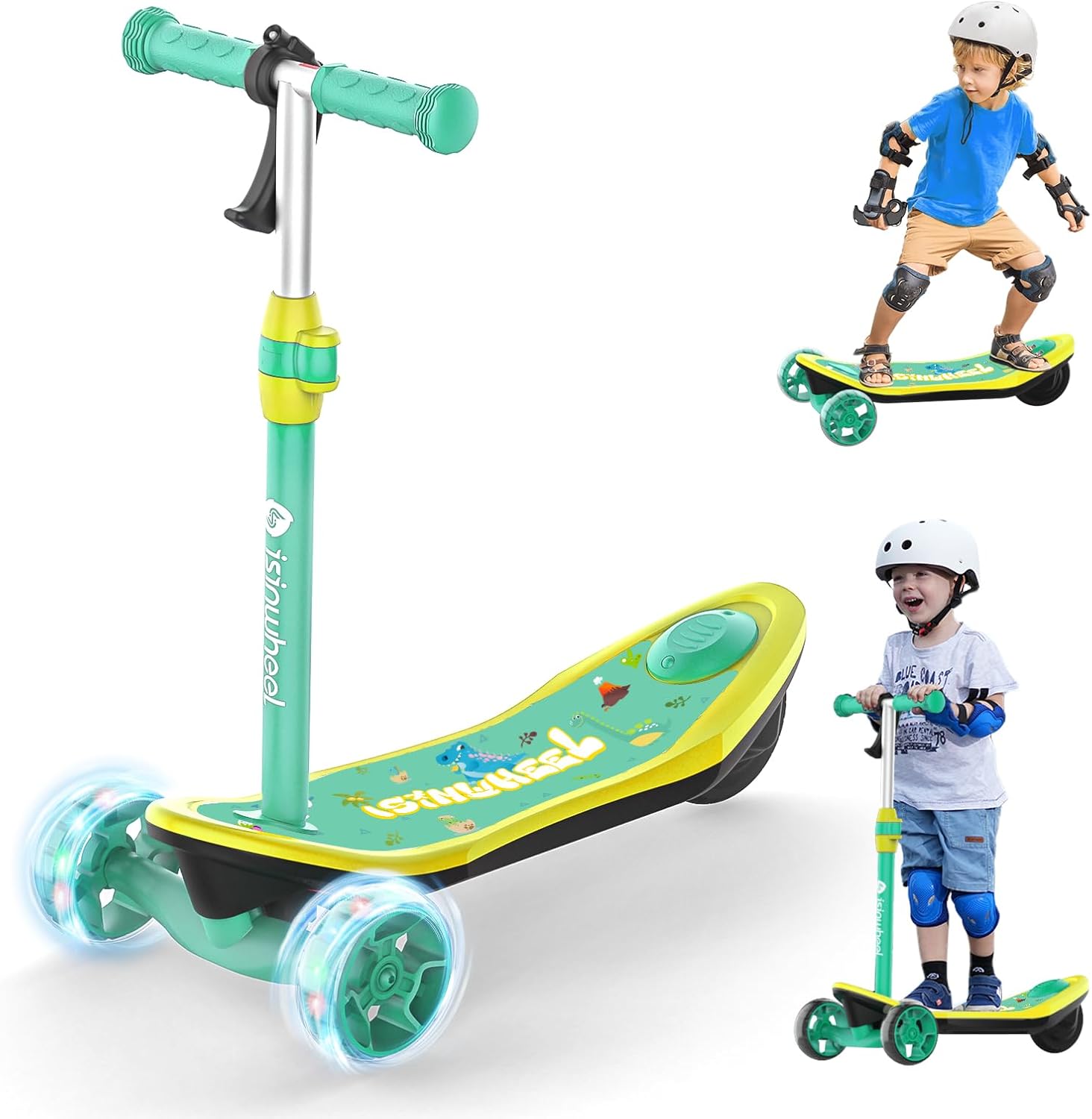 isinwheel MiniSpider Electric Scooter for Kids Ages 3-12