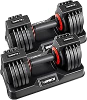 Vista 10 de 25/55 lbs Pair Adjustable Dumbbell Set, Adjust Dumbbell Weight for Exercises Pair Dumbbells for Men and Women in Home