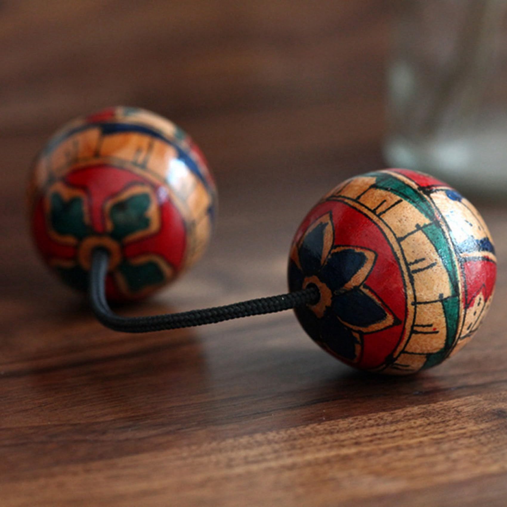 20X Maracas Dibujadas una Mano Instrumentos Musicales Bolas Rítmicas Coctelera Bolas de Ritmo Coctelera Bolas Agitadoras Bolas Agitadoras de Mano