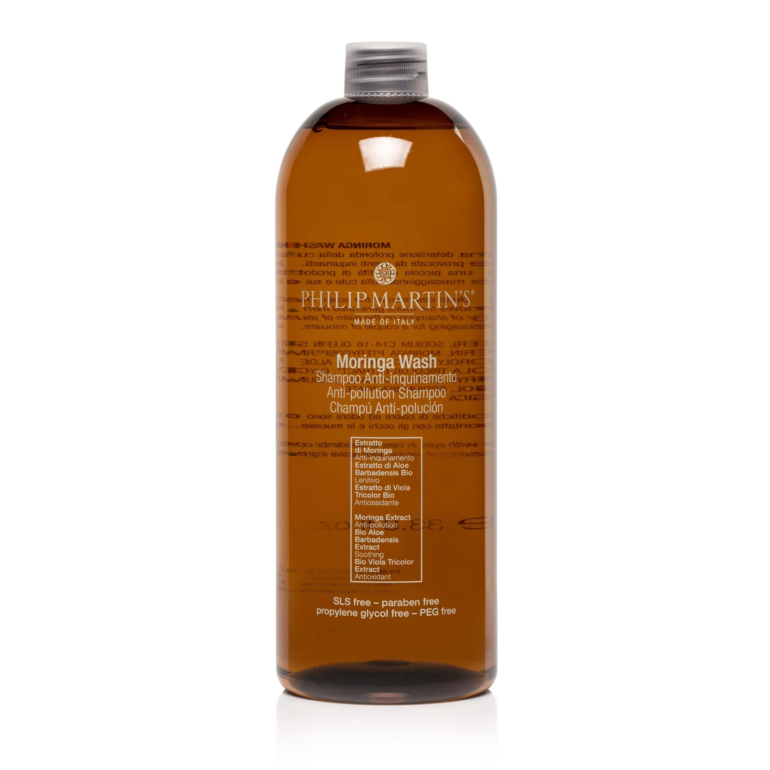 MORINGA WASH PHILIP MARTIN'S 1000ML SHAMPOO ANTI-POLLUTION