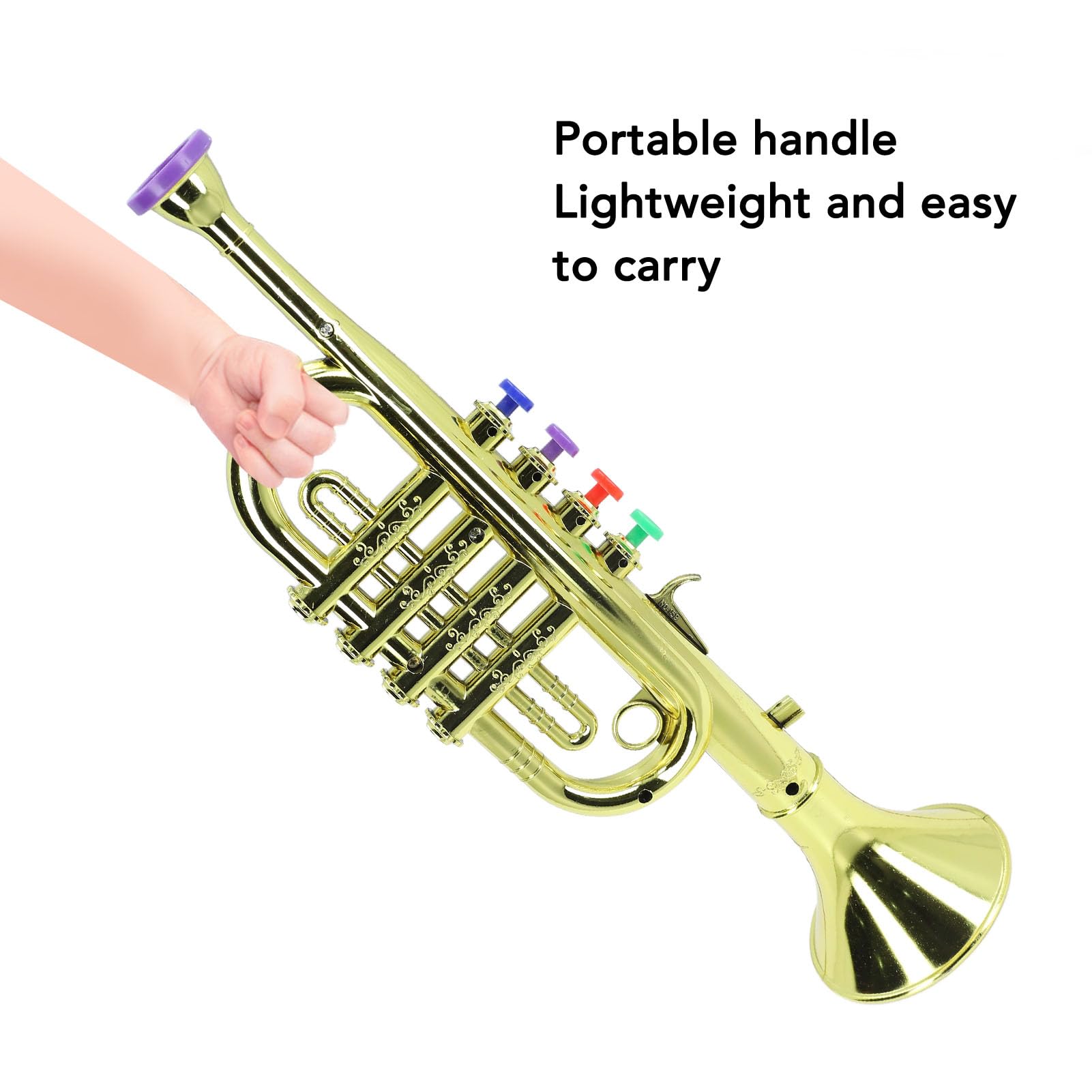 Saxophone Jouet Éducatif En ABS – 13 X 9,5 Cm, Touches Réalistes, Son Clair, Pour éveil Musical Dès 3 Ans