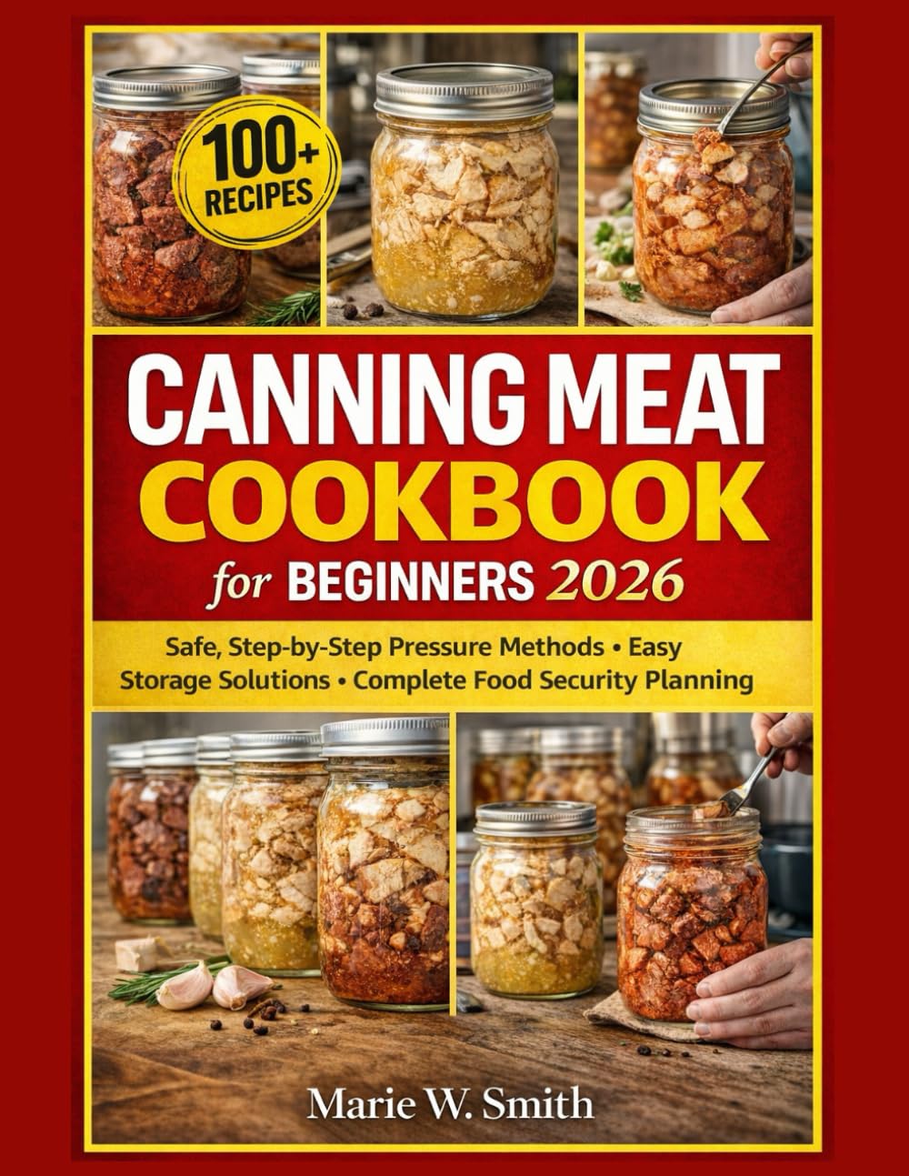 Canning Meat Cookbook for Beginners 2026: Safe, Step-by-Step Pressure Methods, 200+ Flavor-Packed Dishes, Storage Solutions, and Long-Term Food Security Planning