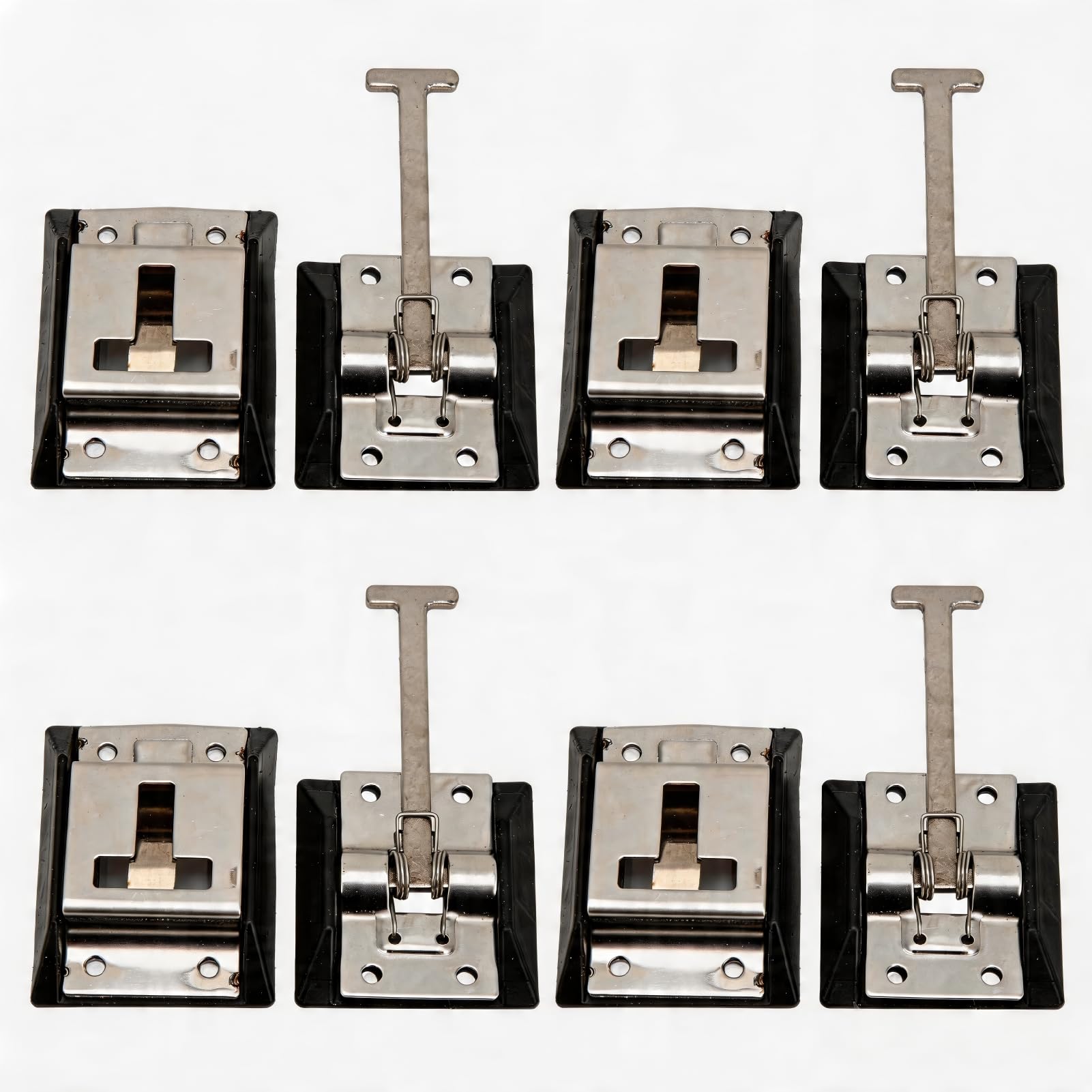Hapivida 4 Pair Heavy Duty 316 Stainless Steel T Style Door Latch โ image 1