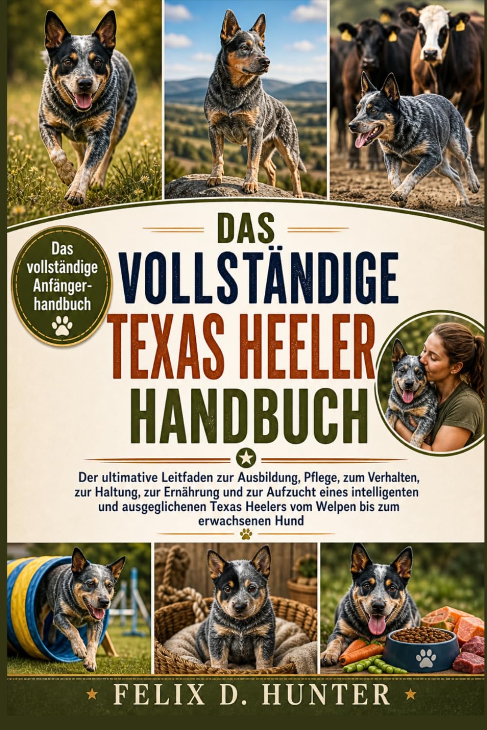 DAS VOLLSTÄNDIGE TEXAS HEELER HANDBUCH: Der ultimative Leitfaden zur Ausbildung, Pflege, zum Verhalten, zur Haltung, zur Ernährung und zur Aufzucht ... Heelers vom Welpen bis zum erwachsenen Hund