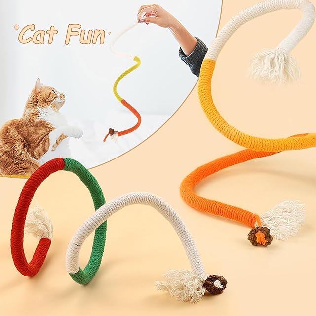 Foto 6 de 7 de Juguete De Dentición para Gatos, 3 Piezas Hierba Gatera Juguete, Juguete Interactivo para Gatos