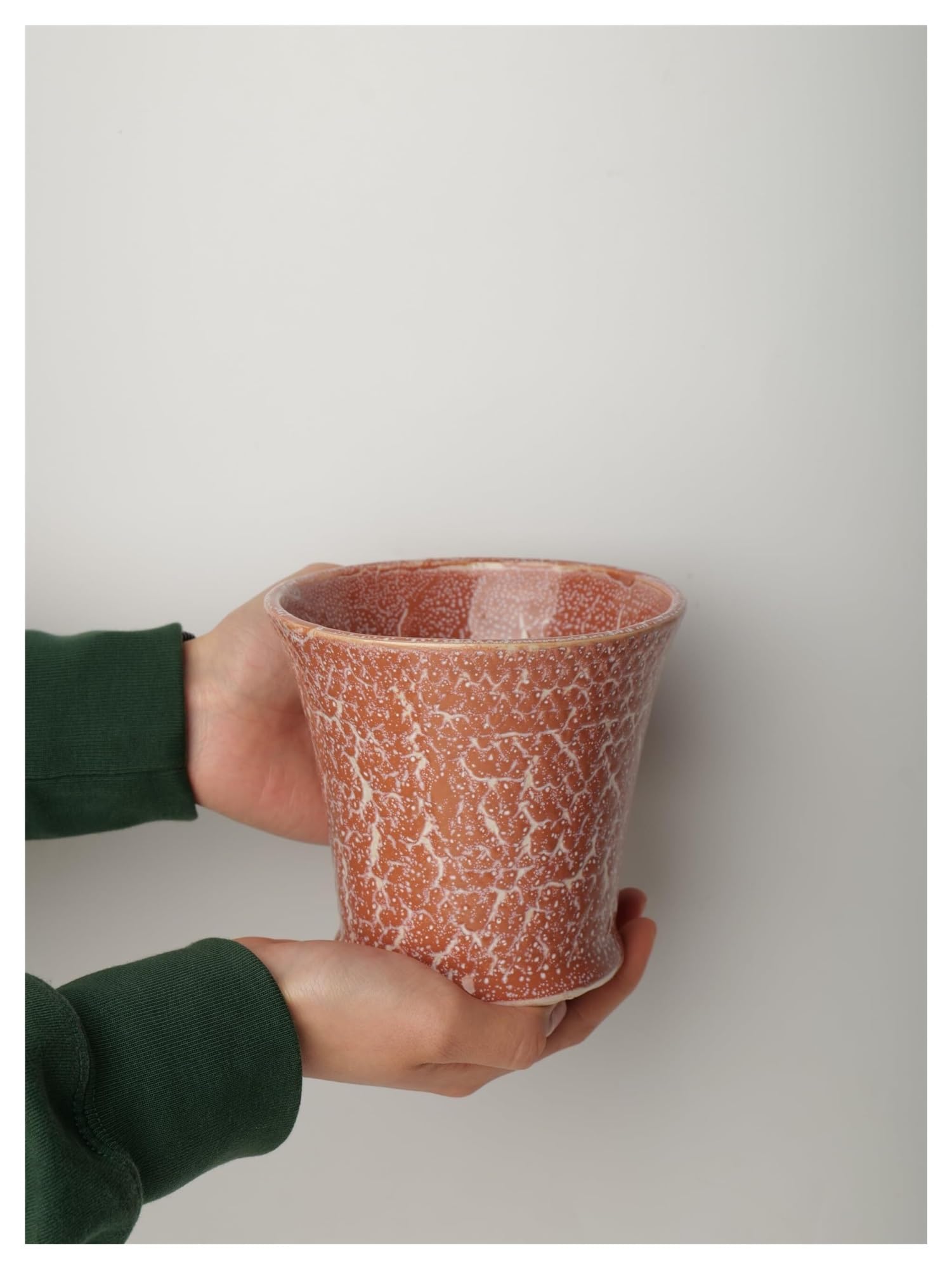Doniczki na rośliny doniczki ceramiczne z cętkowaną teksturą dekoracyjne Boho prezenty dla miłośników roślin