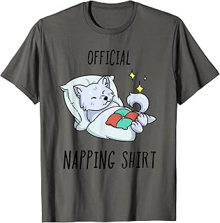 Sleeping Arctic fox Pajamas Sleepyhead T-Shirt