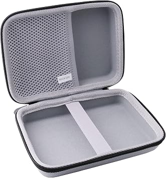Hard EVA Carrying Case for RG351V Handheld Game Player Storage Case (Gray)