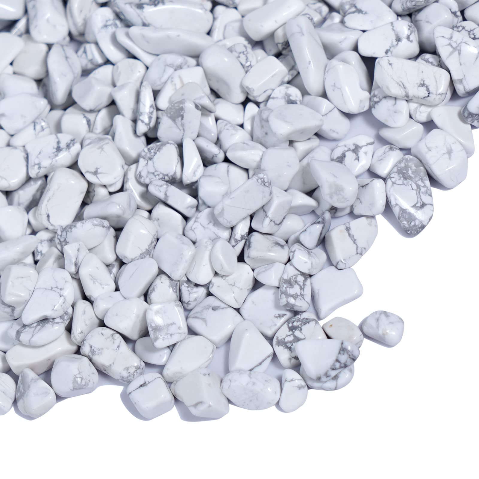 Snapklik.com : Gemshan 2lb Natural White Rocks 7mm-9mm, River Rocks For ...