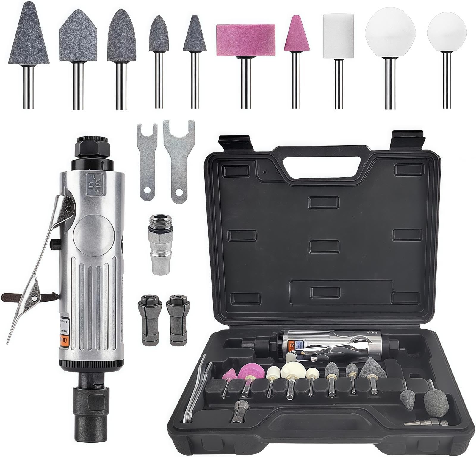 Kit Smerigliatrice Pneumatica per Levigatura Lucidatura Incisione Sbavatura