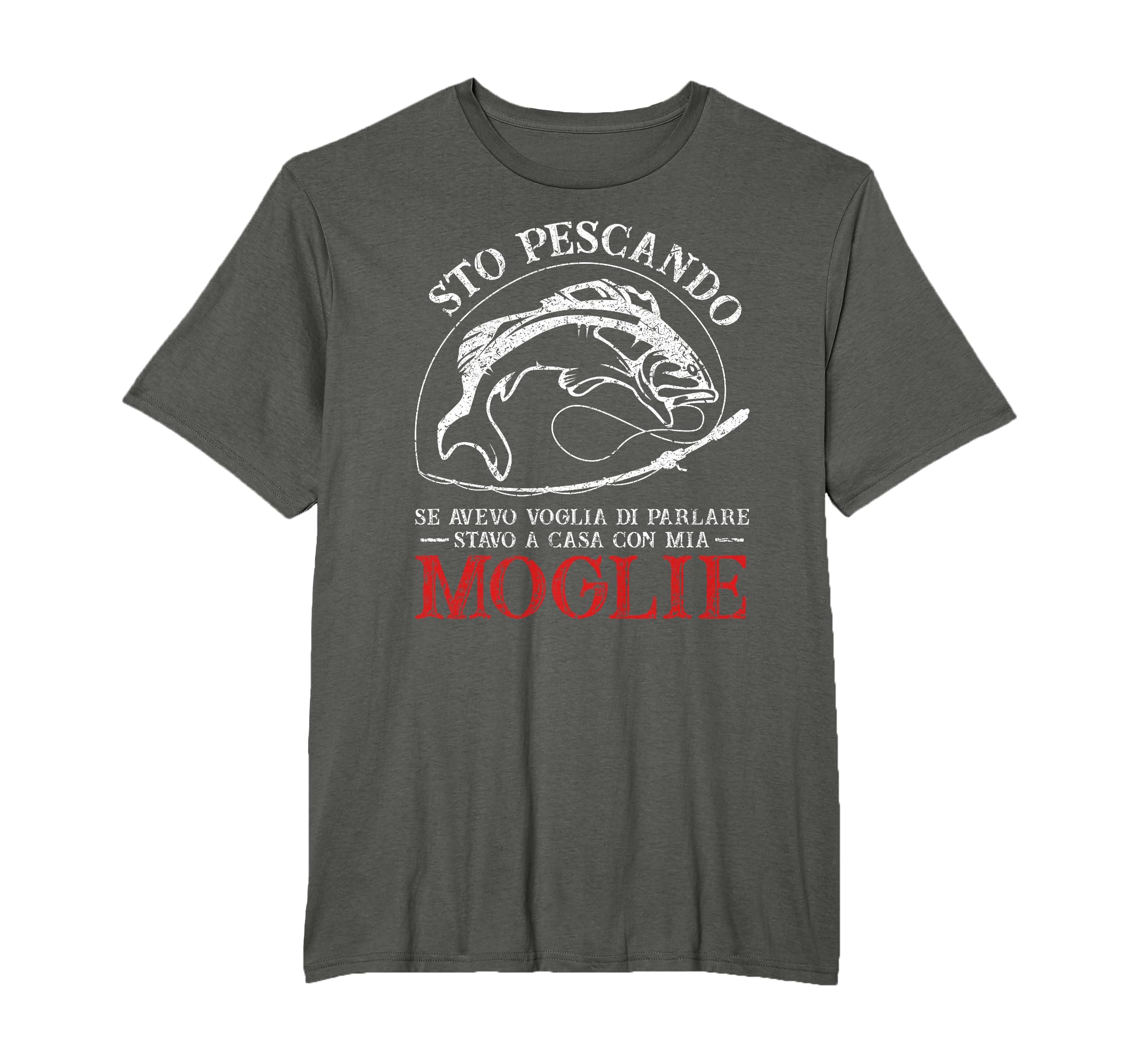 Petri Heil – Divertente motivo pescatore – Regalo per pescatori con scritta – Fantastico abbigliamento da pescatore, Uomini Bianco, S