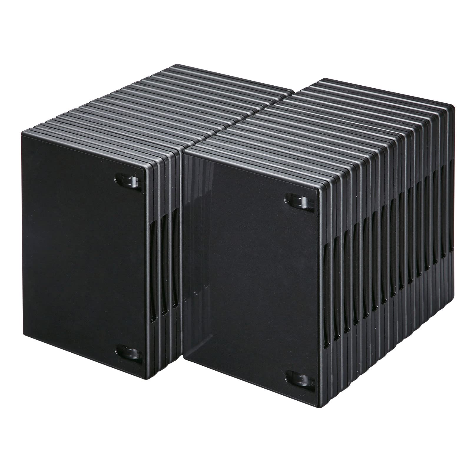 サンワサプライ DVDトールケース(1枚収納・30枚セット・ブラック) DVD