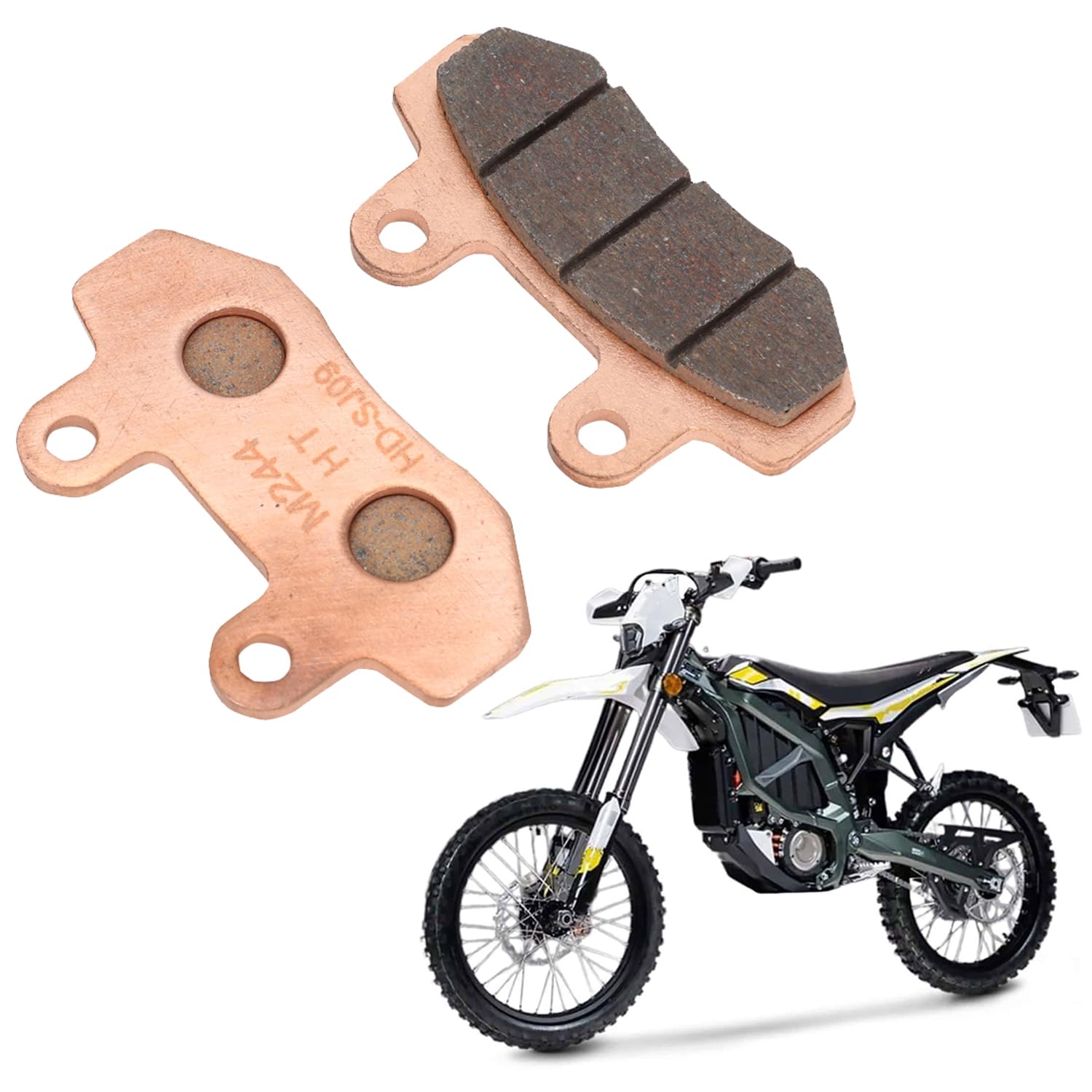 Surron Bremsbeläge vorne hinten Dirt Bike Scheibenbremsbelag, universell passend für Dirt Bike Ultra Bee Bremsscheibe