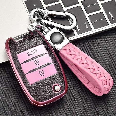 KEYLESS Schlüssel Hülle Blau Für KIA Picantio Rio Ceed Soul Sportage Stonic