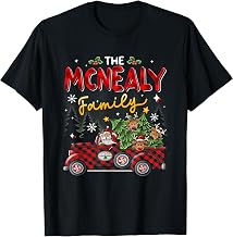 The McNealy Family Christmas Matching Pajamas Group Gift T-Shirt