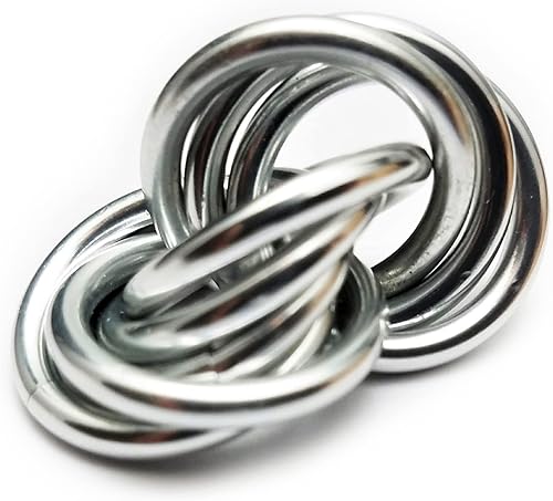 Möbii - Bola antiestrés (color sólido) silencioso Mobius TDAH, ansiedad, estimulante, alivio del estrés, herramienta para el hogar, viajes, oficina