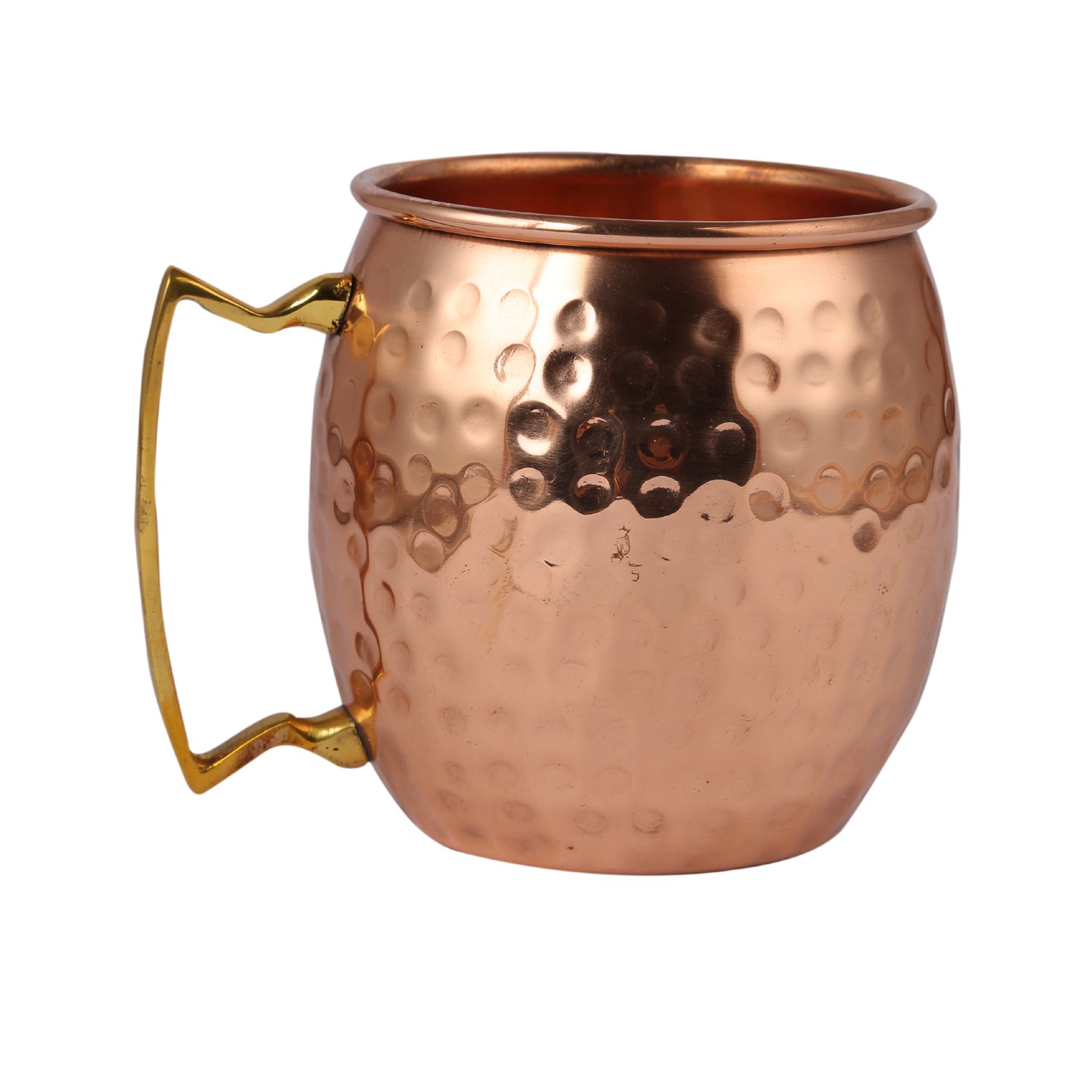 Aatm Pure Copper Hammered Mule Mug Utensil Drinkware Best For Home & Office Decoration & Gift Purpose (4 Inch)