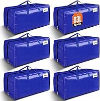 Vista 1 de BlissTotes Bolsas de mudanza, suministros de mudanza resistentes y bolsas de almacenamiento, bolsas de embalaje extragrandes, cajas con bolsillos