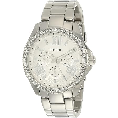Fossil Bracciale Donna Acciaio Inossidabile Con Placca Lucida - Lunghezza 19 Cm + 2 Cm - 5