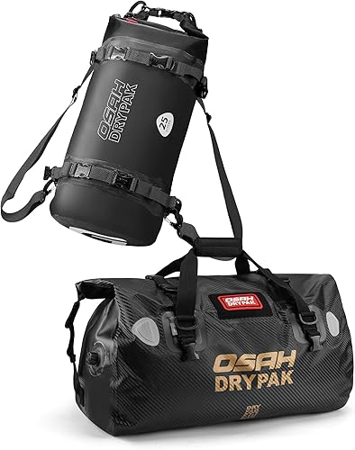 Bolsa de lona impermeable de 40L y bolsa seca de 25L