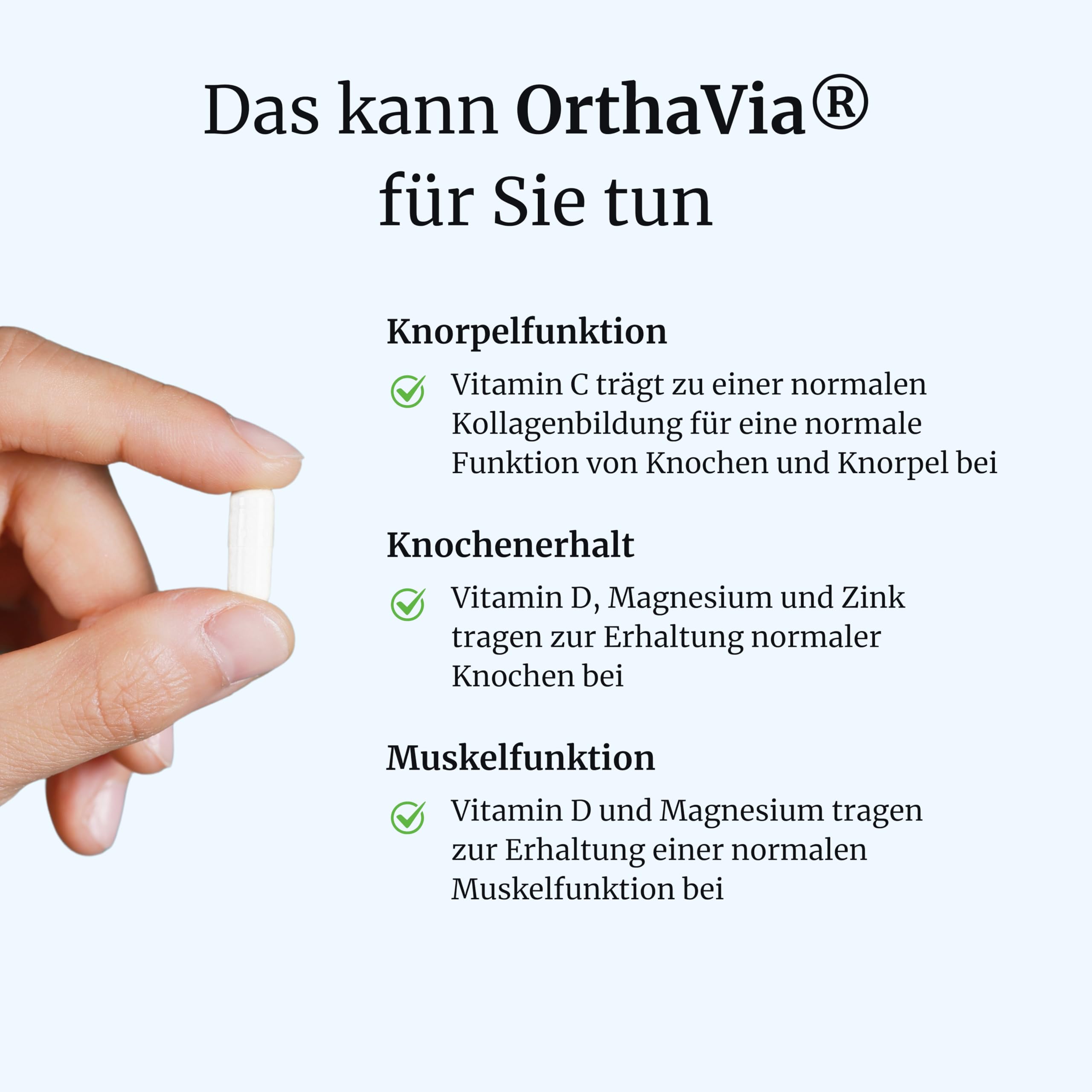 FORTEA® - Gelenk Kapseln in Apothekenqualität - OrthaVia - Unterstützung für Gelenke & Rückenfunktion - Komplex für Gelenke, Knochen & Muskeln mit u.a Magnesium & Zink - 30 Stück