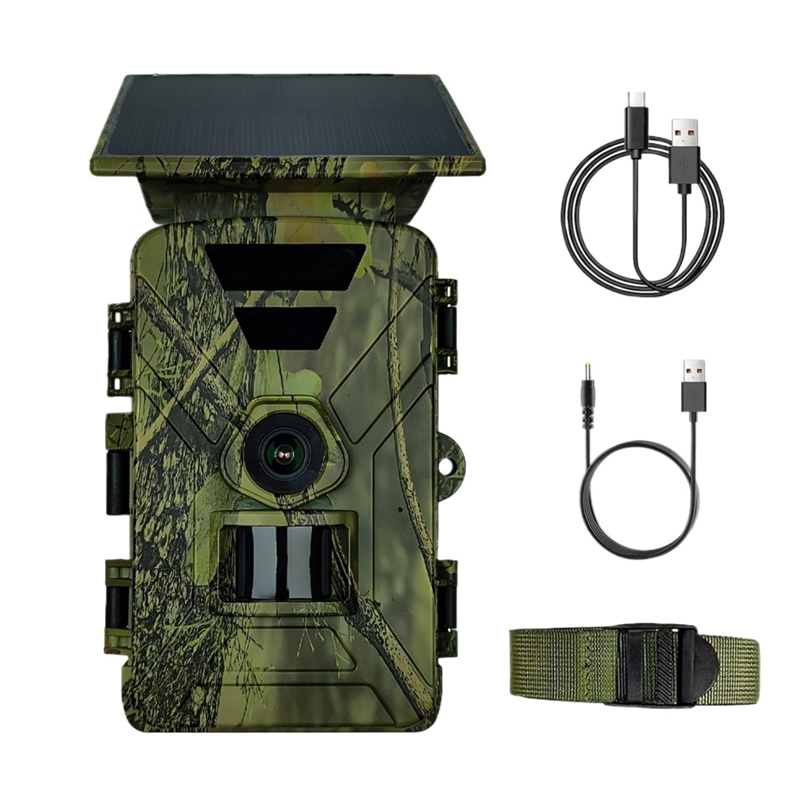 Cámara Vida Silvestre Cámara De Rastreo Solar 8K 60MP WiFi Caza Vida Silvestre IP66 Juego Nocturna Al Aire Libre Impermeable Monitoreo Confiable Preciso