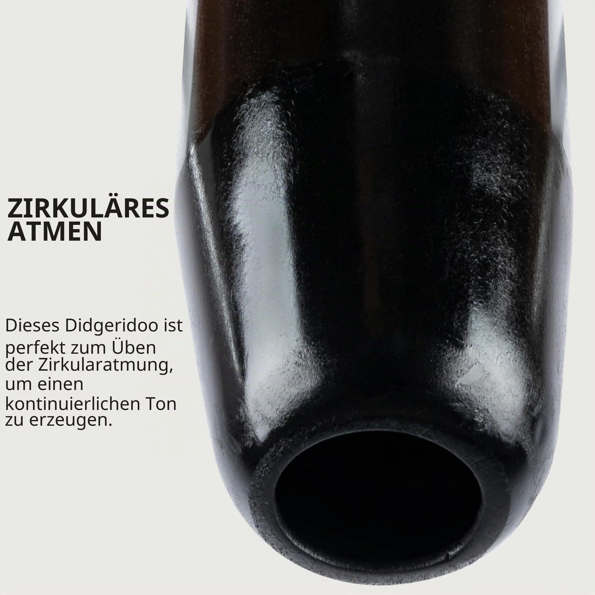 MEINL Percussion Synthetik Didgeridoo - schwarz (SDDG1-BK)