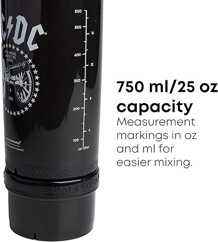 Miniatura 3 de Smartshake Revive Ozzy Osbourne - Botellas mezcladoras de proteínas de 25 onzas - Botella mezcladora inteligente para entrenamiento con