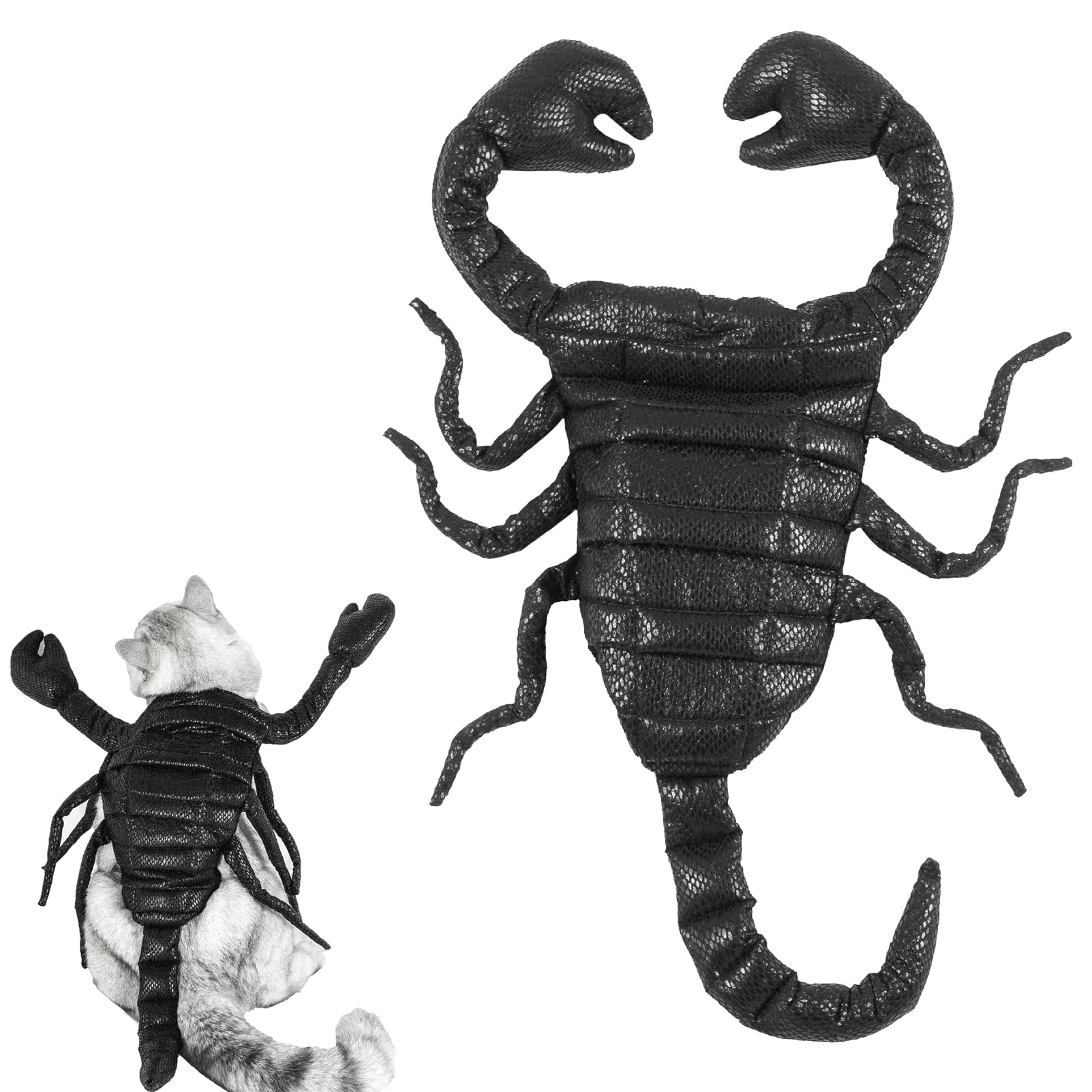 Halloween Dog Snake Costume - Sandworm Cosplay Shirt With Tail For Most Dog Breeds