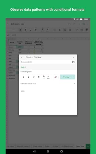 Zoho Sheet - Mobile Spreadsheet Editor