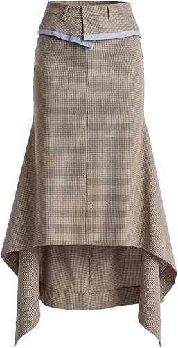 Deconstructed Waistband Skirt
