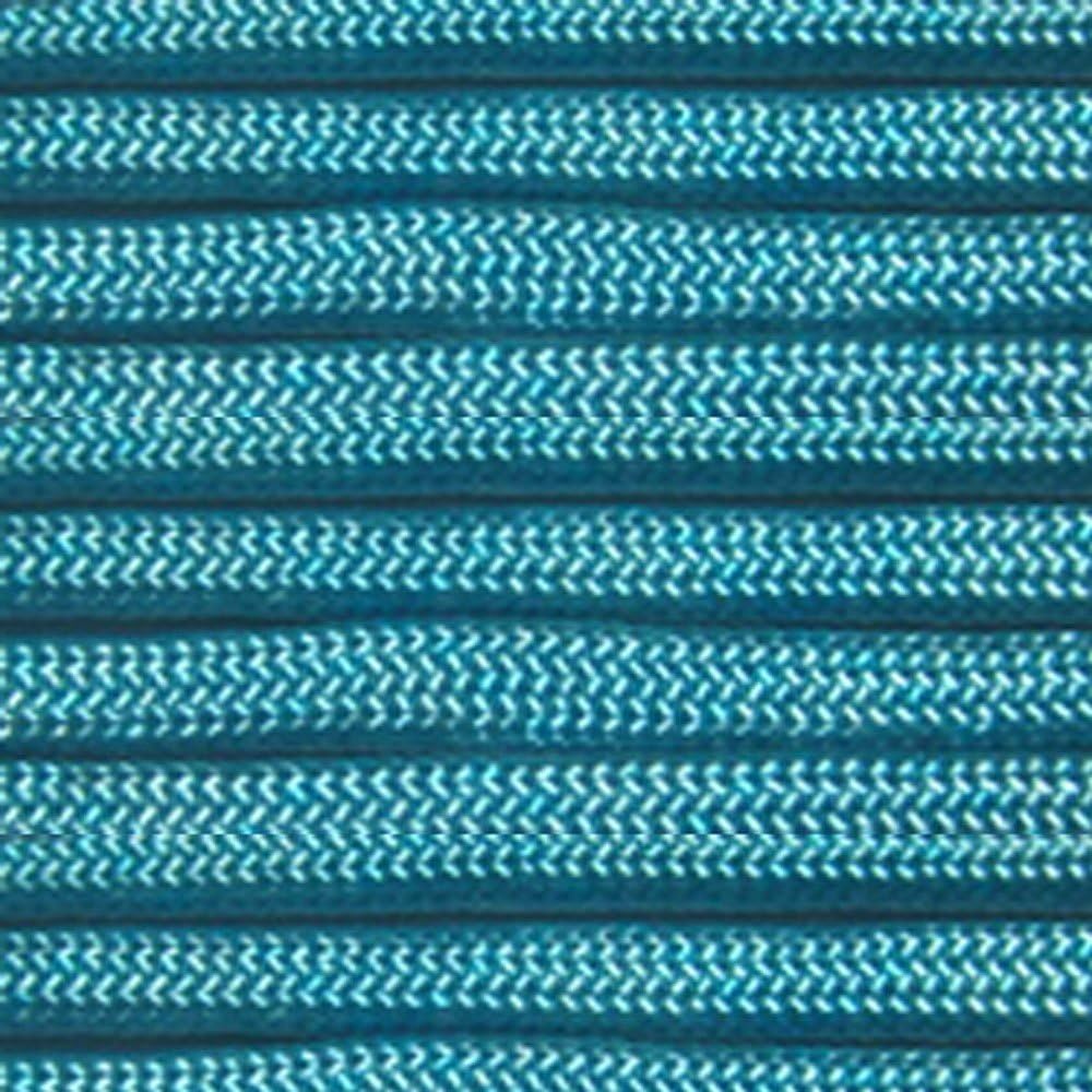 PARACORD PLANET 10 20 25 50 100 Foot Hanks and 250 1000 Foot Spools of Parachute 550 Cord Type III 7 Strand Paracord (Turquoise 250 Foot Spool)