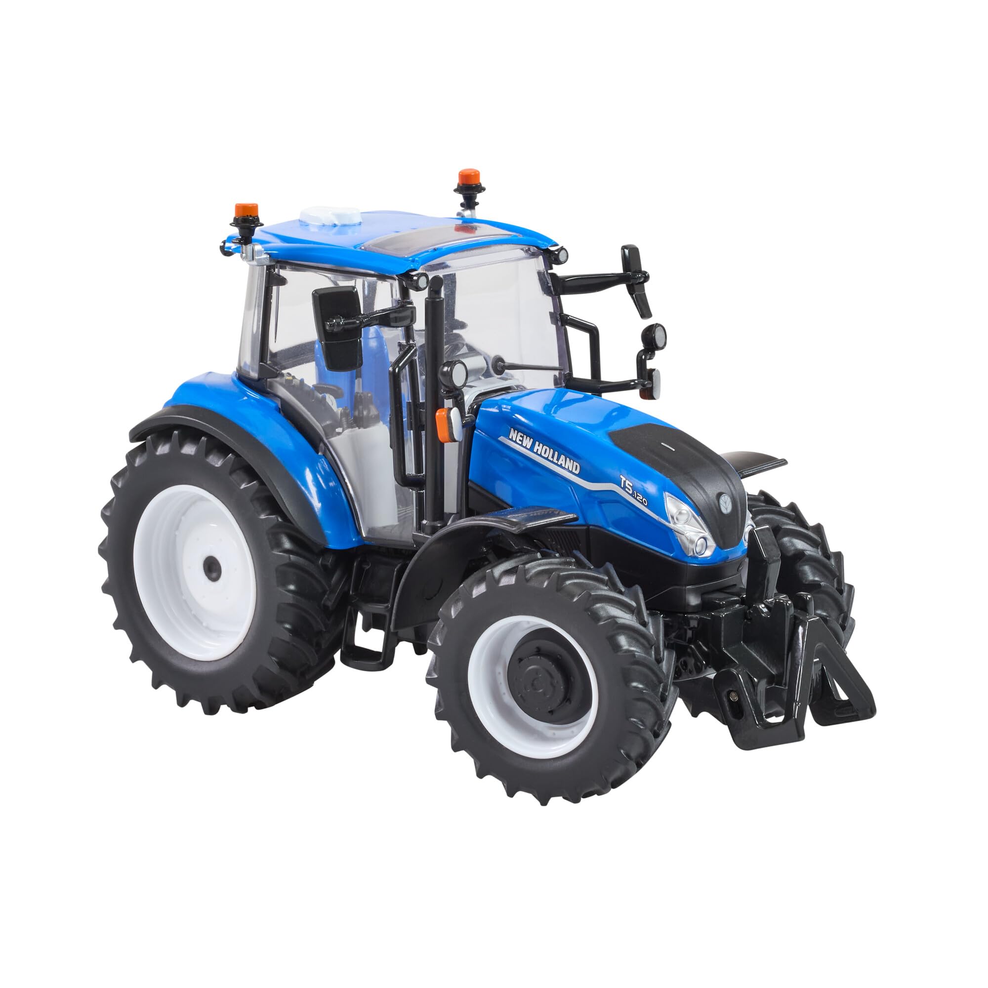 Britains New Holland T5.120 Traktormodell, Detailliertes Diecast-Fahrzeug, Realistisches Design, Robuste Konstruktion, Sammlerreplik für Landwirtschafts-Fans und Kinder