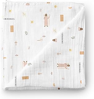 Be A Heart Christian Catholic Baby Swaddle Receiving Blanket (Jesus)