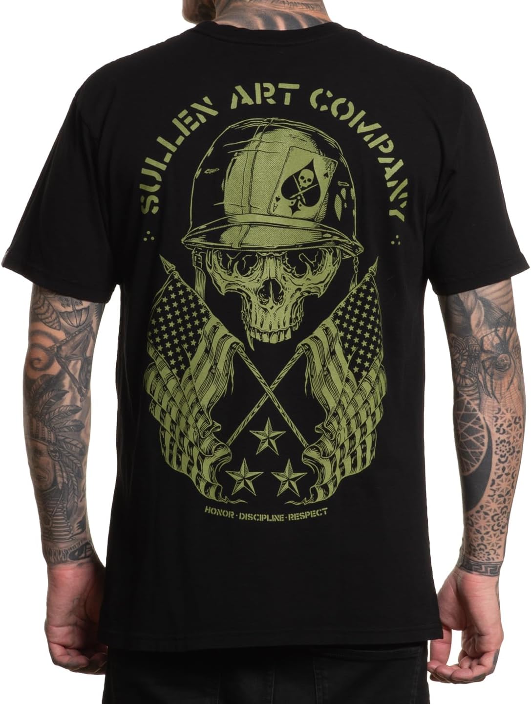 Sullen Men's GI Badge Memorial Day Capsule Tattoo Lifestyle Graphic Premium Short Sleeve Tee
