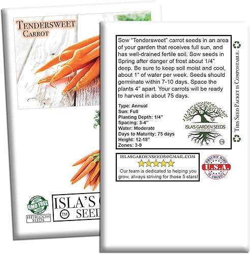 Miniatura 7 de Semillas de zanahoria tiernas para plantar, más de 1200 semillas de reliquia por paquete, semillas de jardín de Isla (semillas de jardín de Isla),