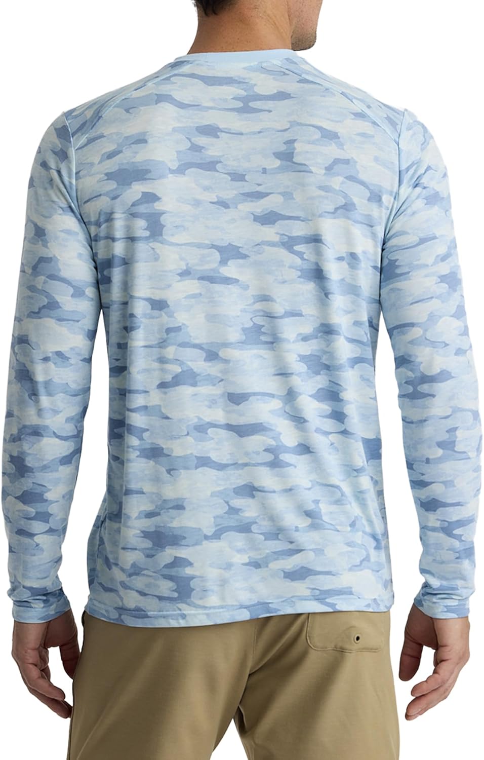 Free Fly Men's Lightweight Long Sleeve Shirt - UPF 20+ Sun Protection, Moisture Wicking, Breathable Bamboo Viscose Shirt