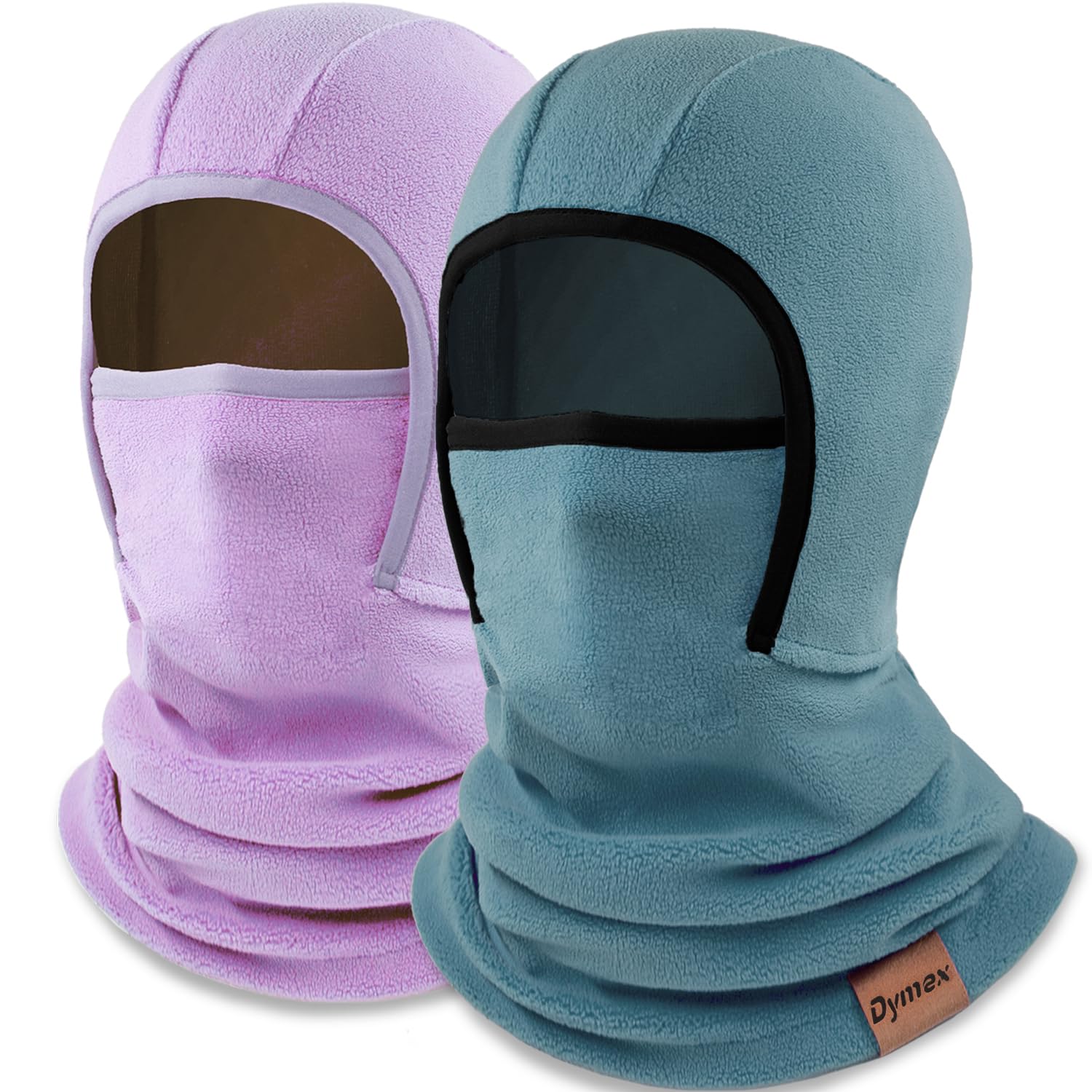 Kids Balaclava Ski Mask Winter Face Mask for Boys Girls Windproof Neck Warmer Gaiter Fleece Hood Face Cover for Cold Weather