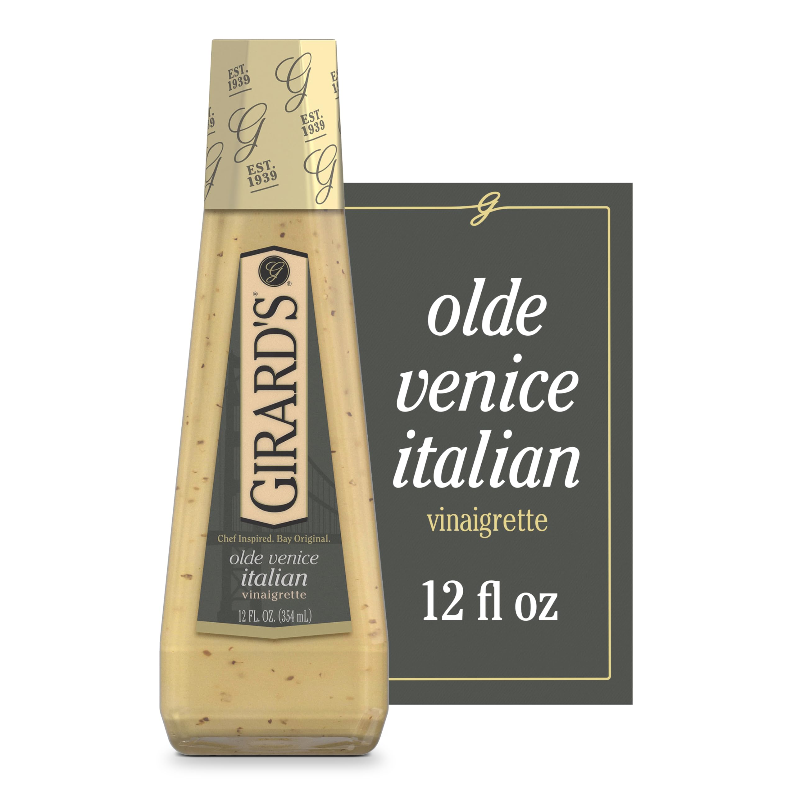 Girard's Olde Venice Italian Vinaigrette Dressing, 12 fl. oz., Made with Vinegars and Spices, Perfect Chicken Marinade, Sandwich Spread or Salad Dressing