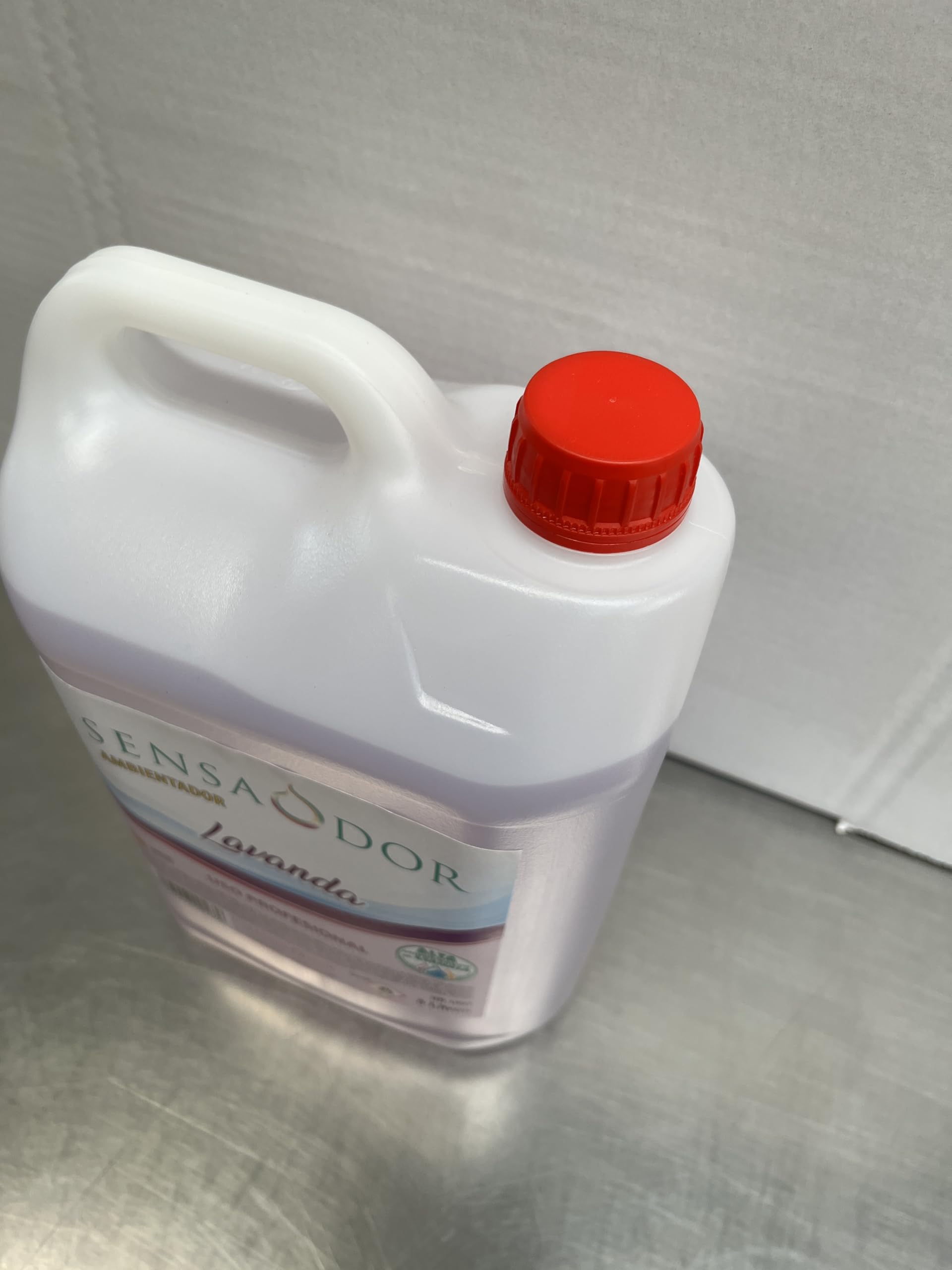 Ambientador Lavanda SENSAODOR, 5 Litros, Morado, Garrafa, Profesional, Empresas, Negocio, Limpieza, Neutralizador, Quitaolor, Buen olor, Aromatizador