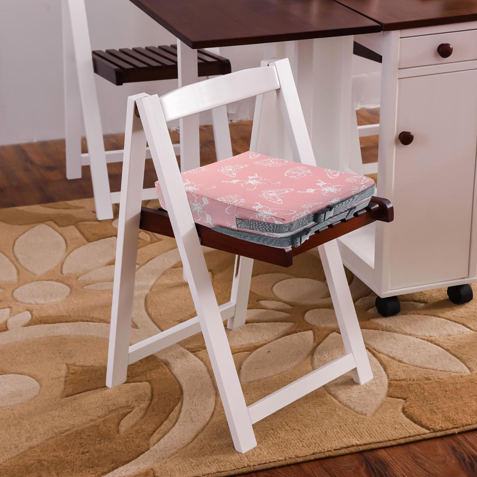 Cojín para Silla de Comedor para Niños, Portátil y Desmontable