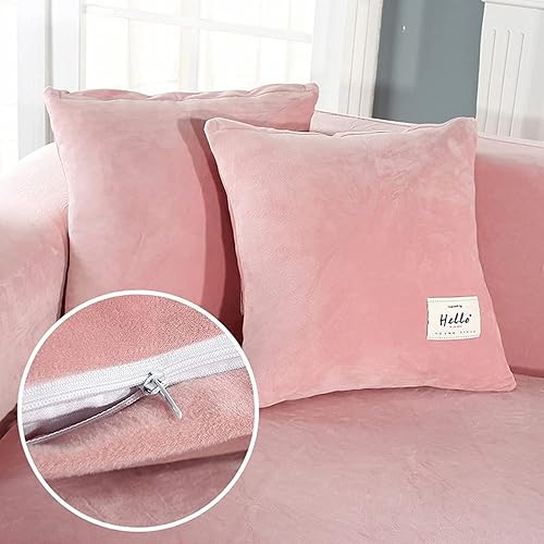 Miniatura 4 de Funda de sofá elástica en forma de L, funda de sofá modular antideslizante con correas en la parte inferior, lavable, fundas gruesas para sofá