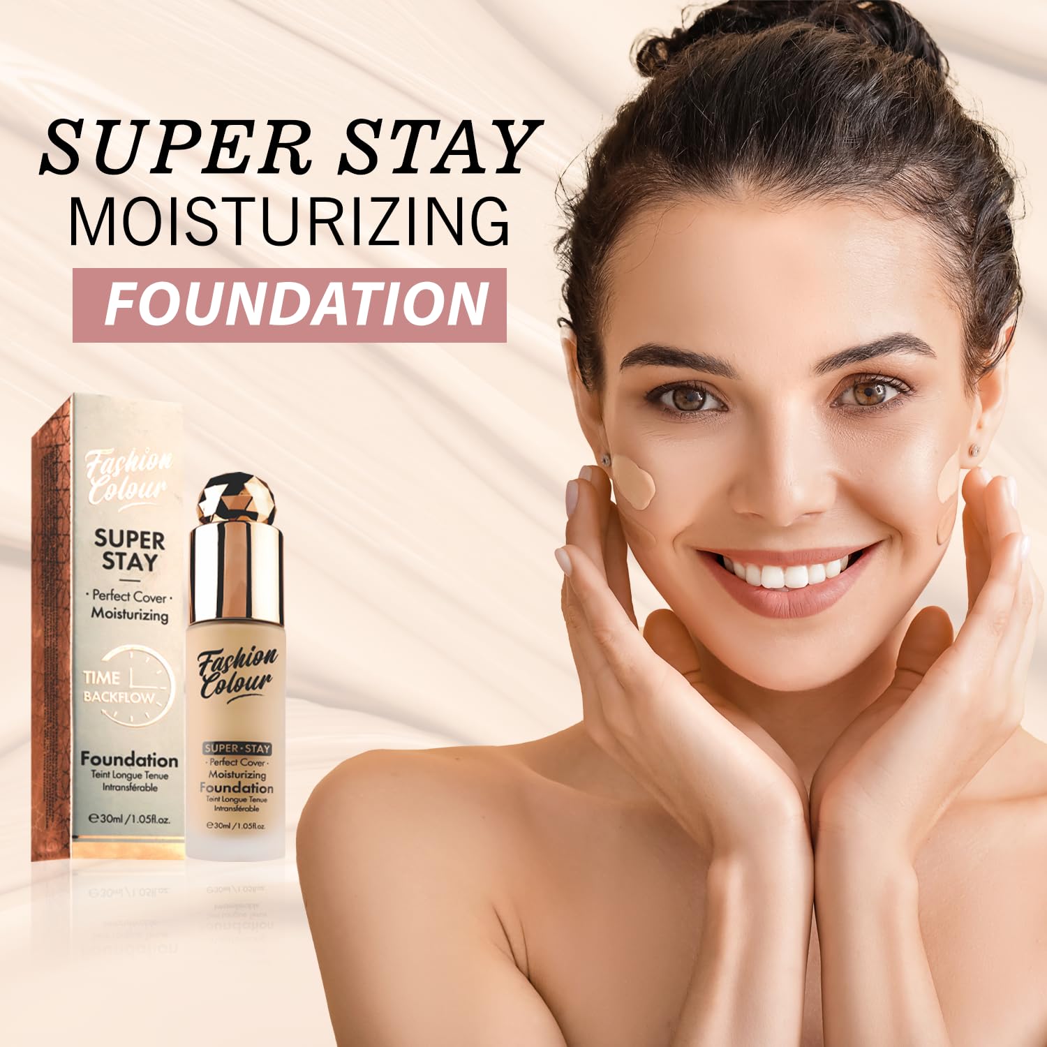 ファンデーション Cristavea Volume Foundation Buy Fashion Colour Super Stay Foundation | Time Backflow | Perfect