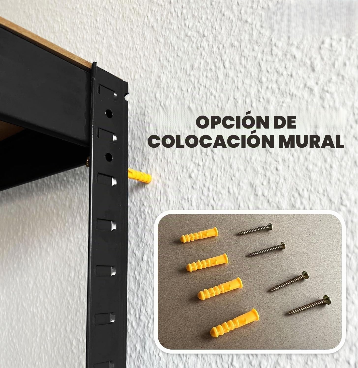Floordirekt Estantería para Cargas Pesadas. Juego de 2 Unidades. Color Negro. 200 x 120 x 60 cm. sin Tornillos. para sótano. de Almacenamiento. para Taller. Banco de Trabajo. 5 estantes Ajustables