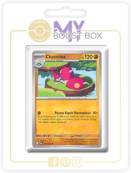 Charmina Medicham 100/182 Reverse - my-booster X  carlate et Violet 10Rivalit s Destin es - Box of 10 Pokemon French Cards