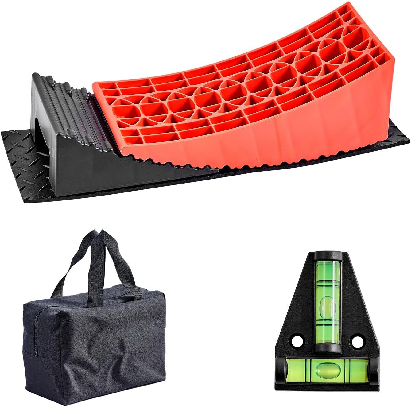 Replacement for 2 Pack RV Camper Leveler Set RV Curved Levelers Chocks Leveling Blocks Ramps Kit