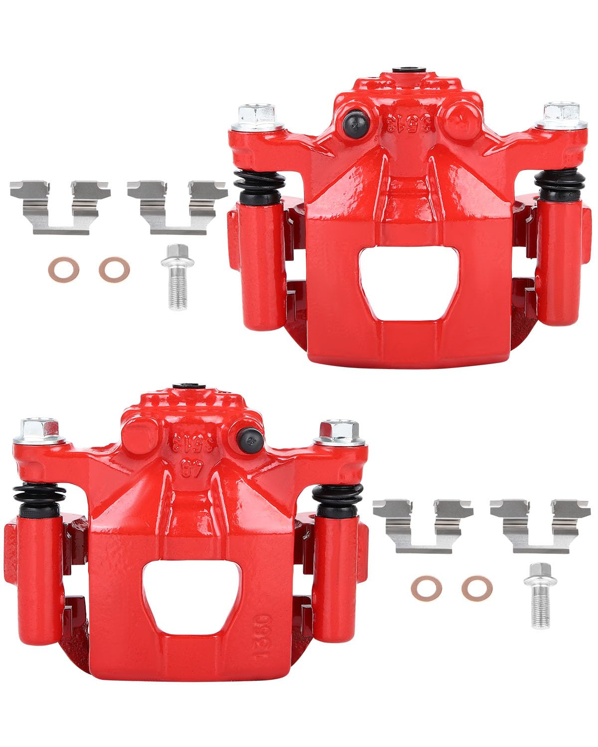 cciyu Rear Left &amp; Right Brake Calipers With Bracket 19-B2781A 19-B2780A