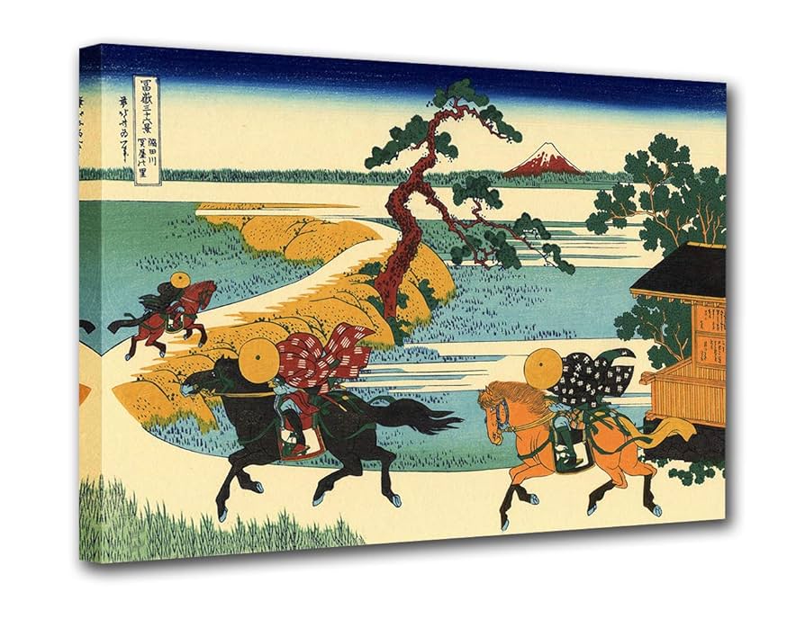 Amazon.co.jp: 隅田川関屋の里 葛飾北斎 富嶽三十六景 追加10景