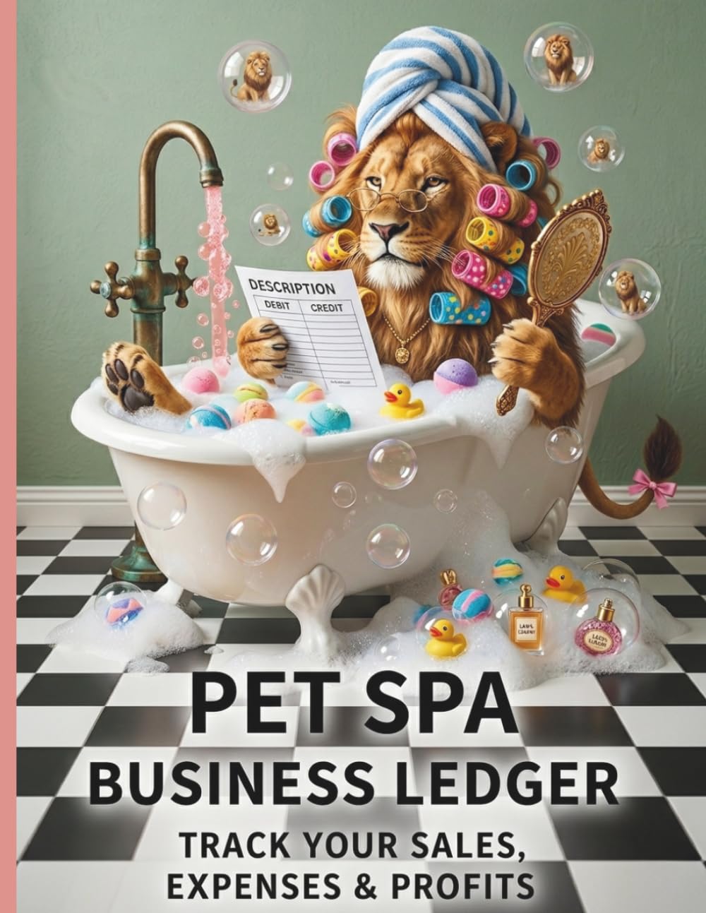Pet Groomer Business Ledger Track Sales, Expenses & Profits: An Accounting book Designed for Dog Trainers, Dog Walkers Pet Groomers, Grooming Salons, ... Care Professionals, Small Business Ledger,