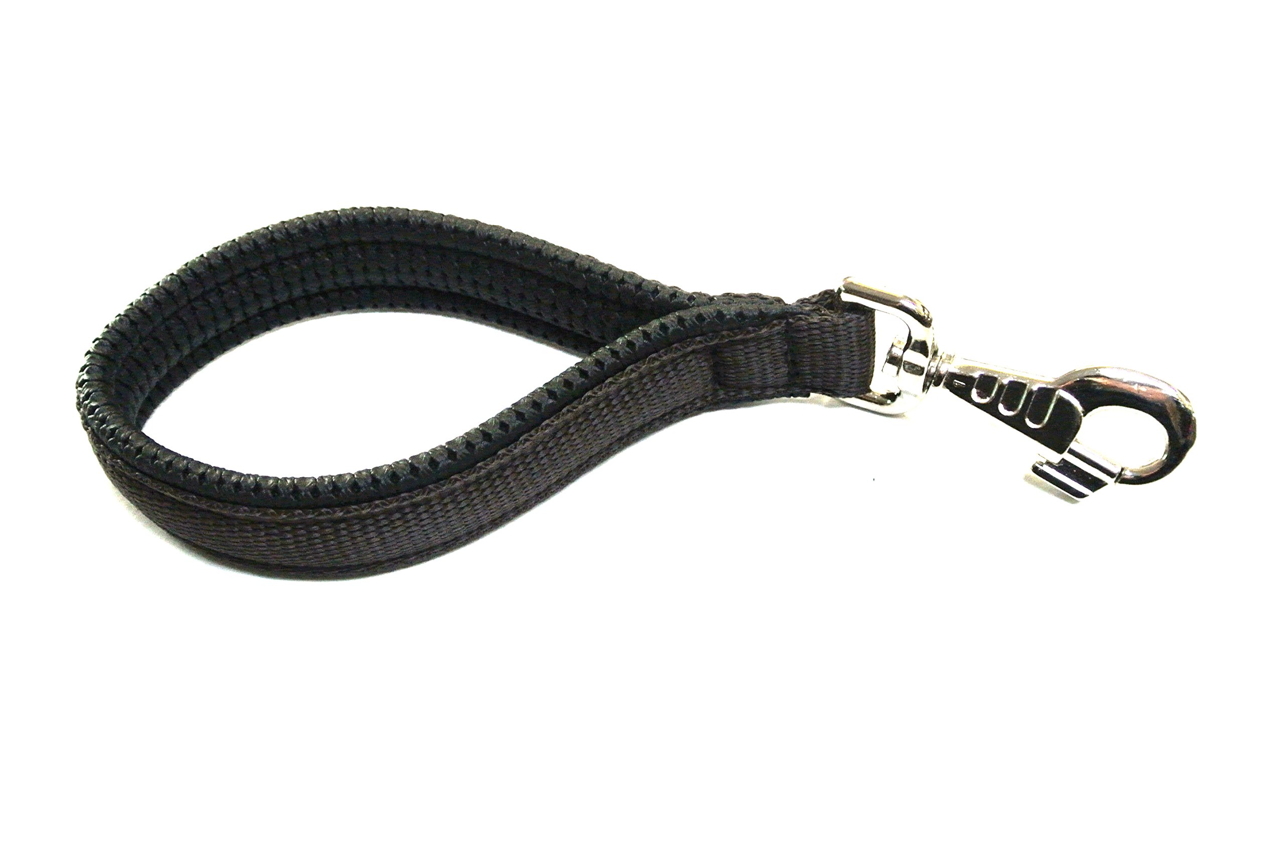 10" Short Close Control/Traffic Control Dog Lead Leash With Padded Handle For Comfort In (Brown)
